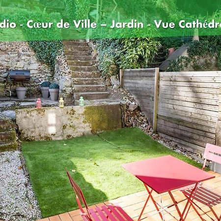 Oo Le Jardin Oo Paisible Studio Equipe Et Bien Place Quimper Buitenkant foto