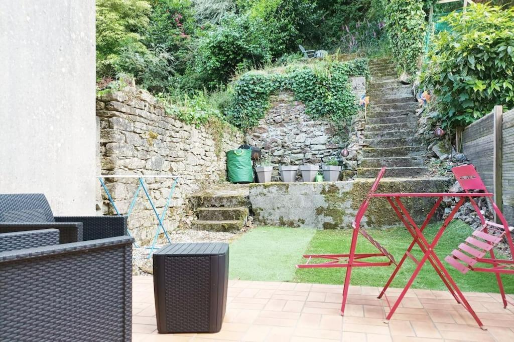 Oo Le Jardin Oo Paisible Studio Equipe Et Bien Place Quimper Buitenkant foto