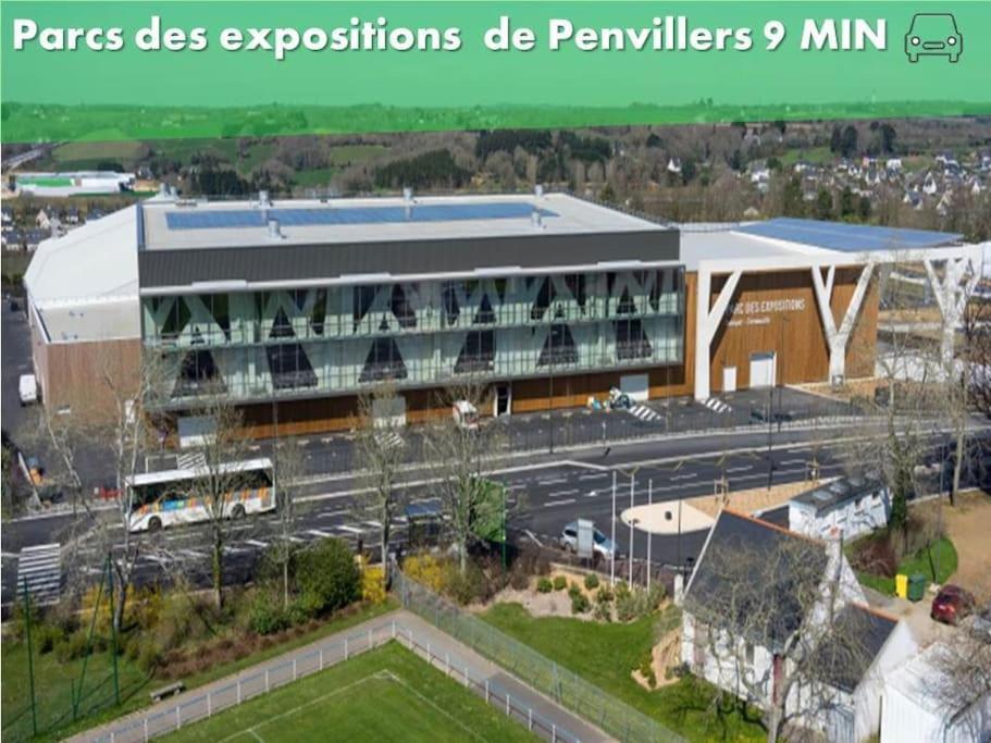 Oo Le Jardin Oo Paisible Studio Equipe Et Bien Place Quimper Buitenkant foto